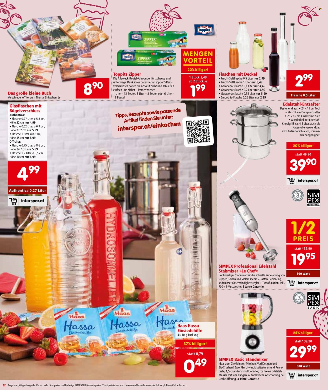 Angebote INTERSPAR - 29.5.2024 - 12.6.2024. Seite 22