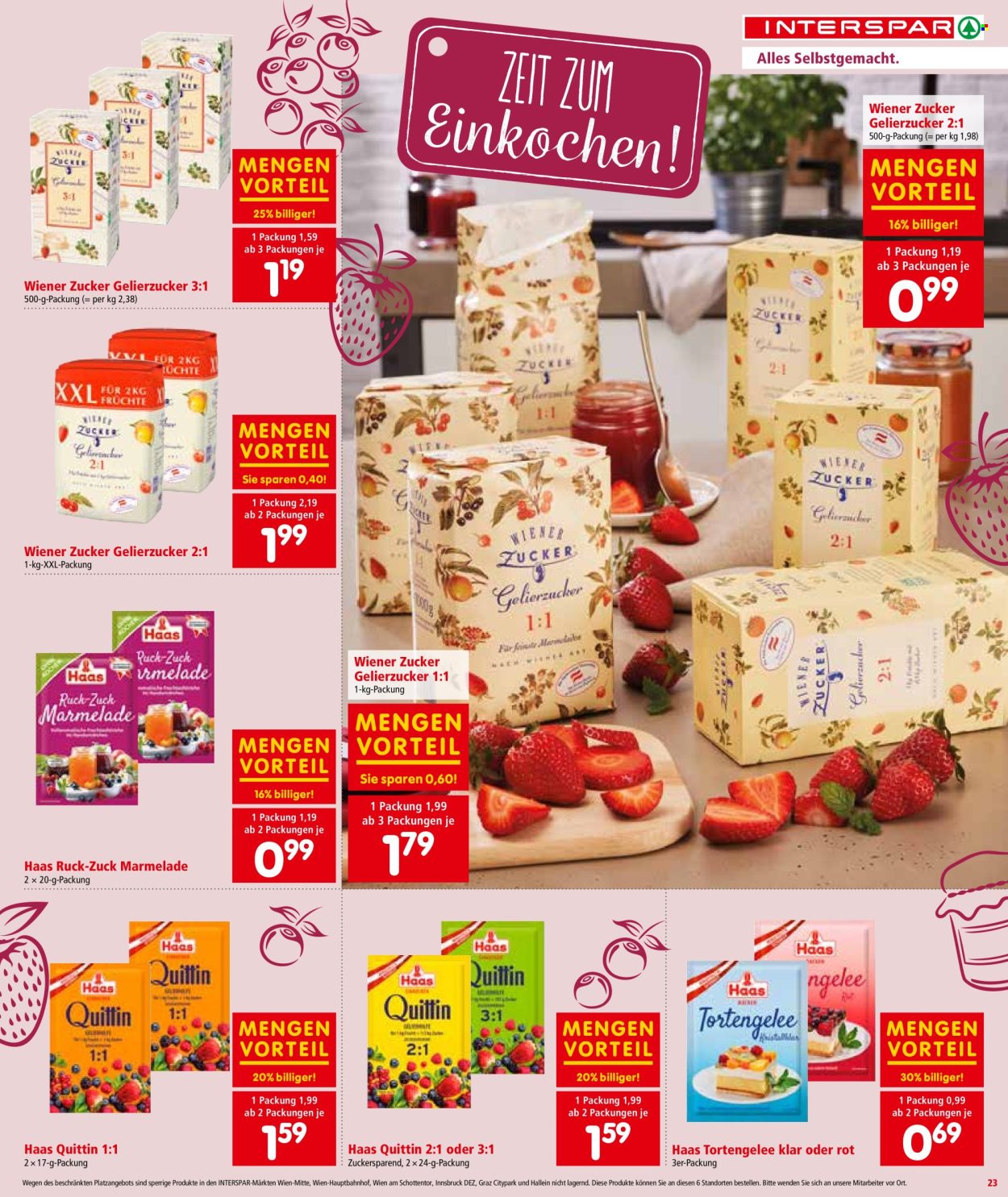 Angebote INTERSPAR - 29.5.2024 - 12.6.2024. Seite 23
