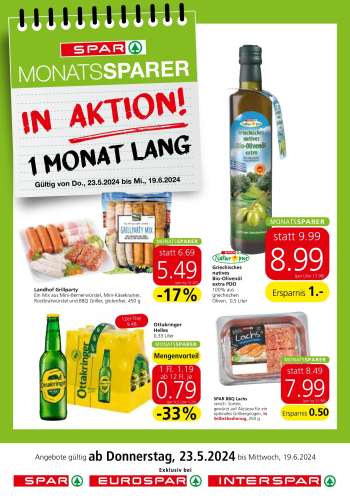 Angebote SPAR - 23.5.2024 - 19.6.2024.