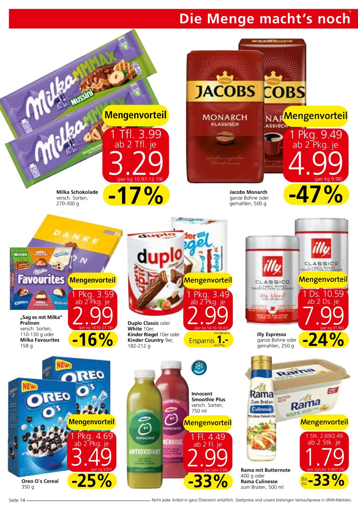 Angebote SPAR - 29.5.2024 - 12.6.2024. Seite 14