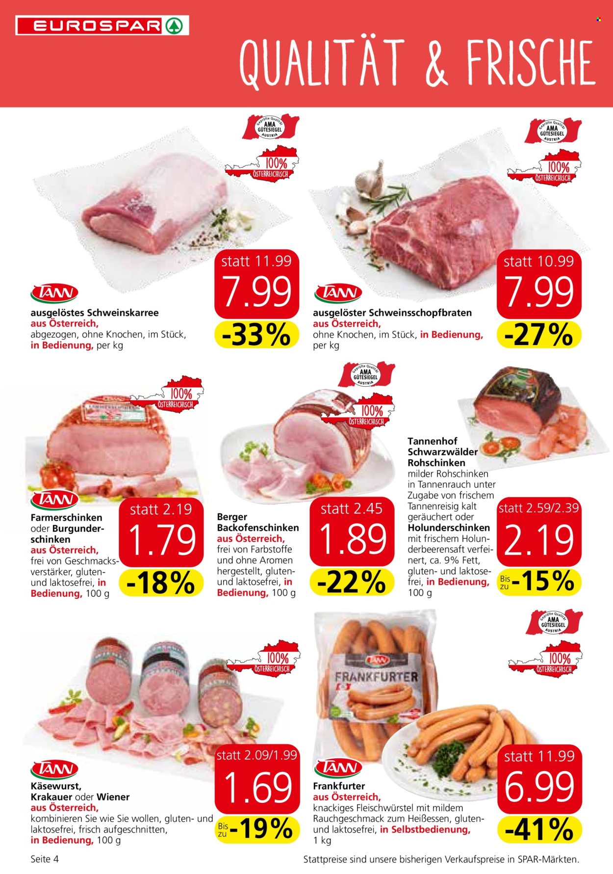Angebote EUROSPAR - 29.5.2024 - 12.6.2024. Seite 4