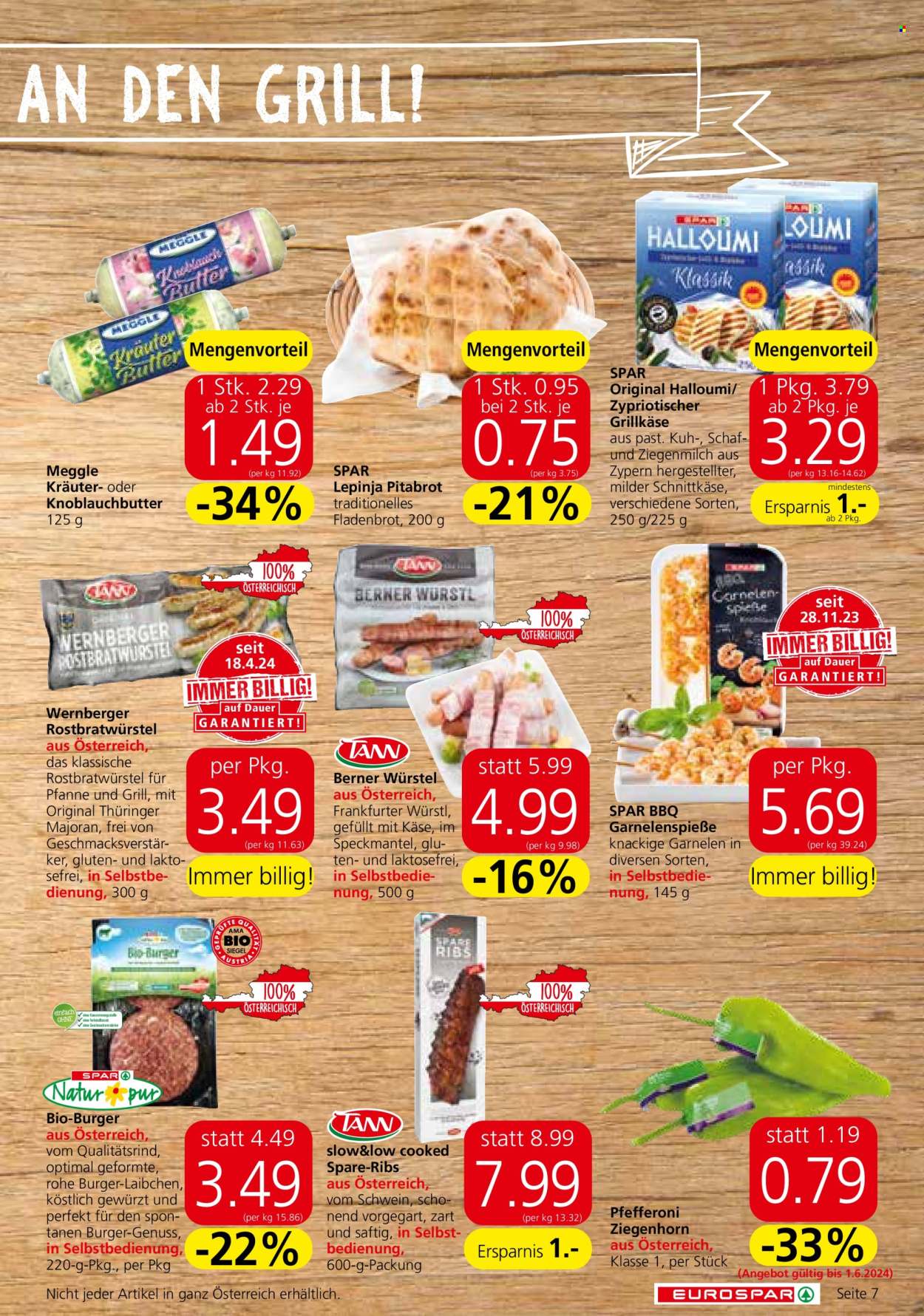 Angebote EUROSPAR - 29.5.2024 - 12.6.2024. Seite 7