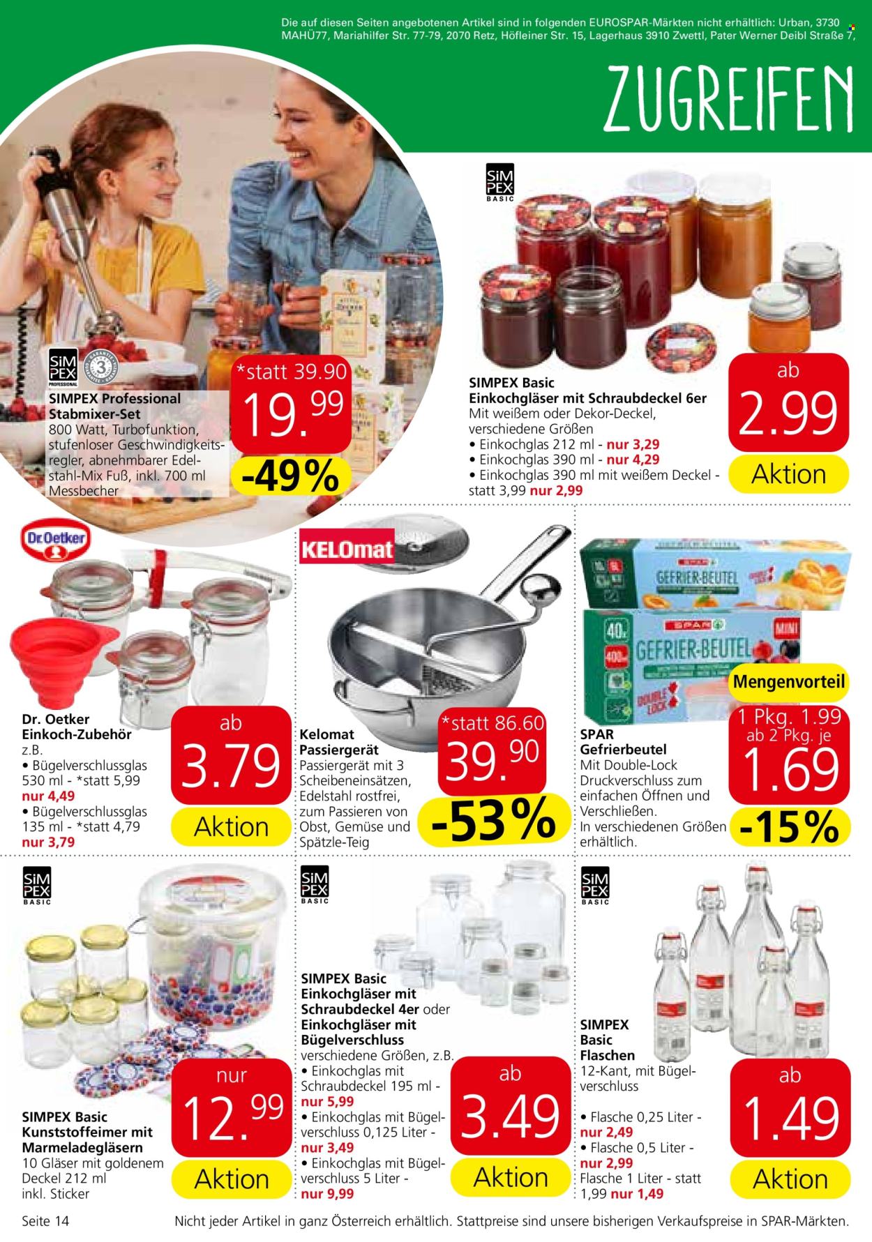 Angebote EUROSPAR - 29.5.2024 - 12.6.2024. Seite 14