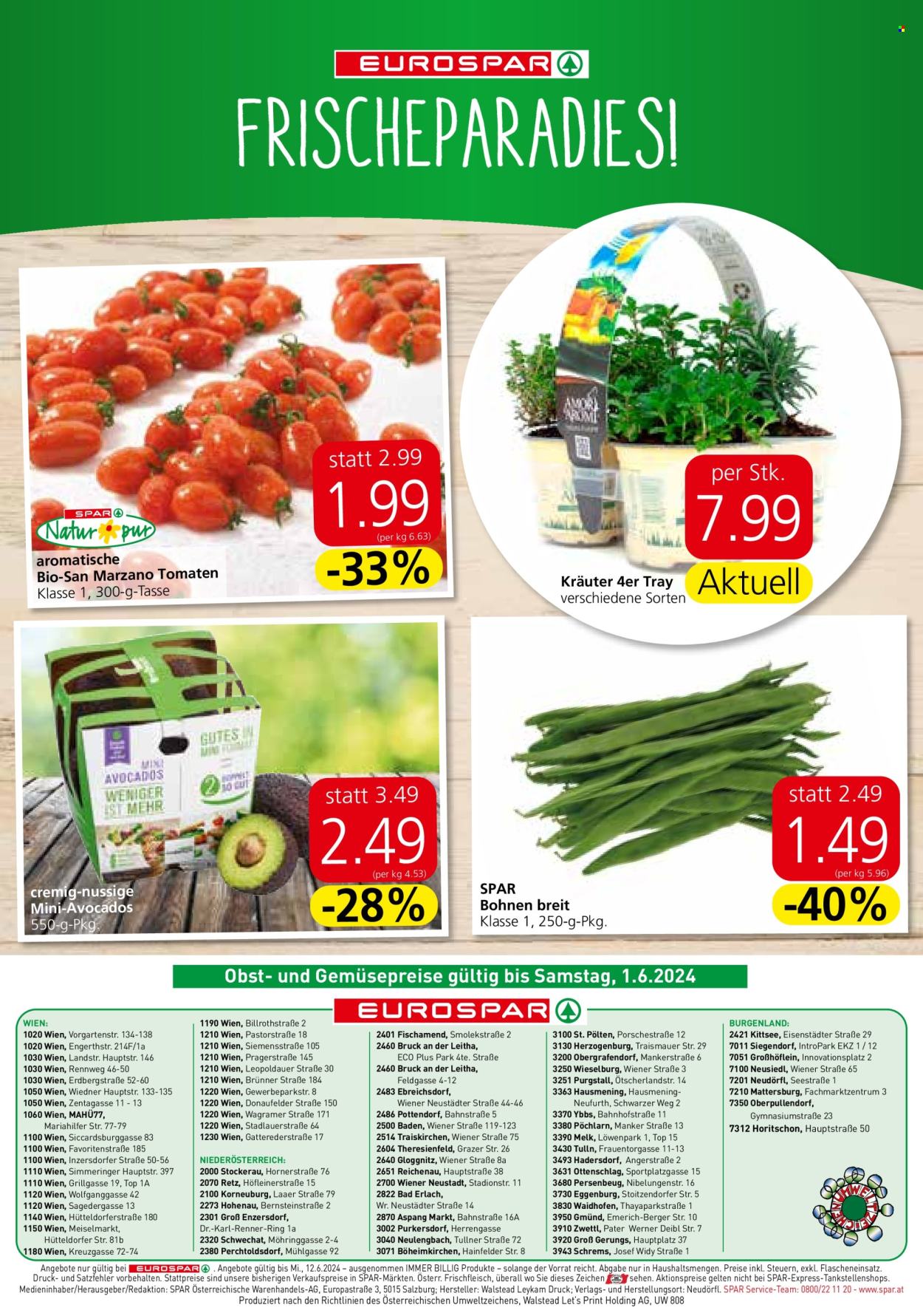 Angebote EUROSPAR - 29.5.2024 - 12.6.2024. Seite 16