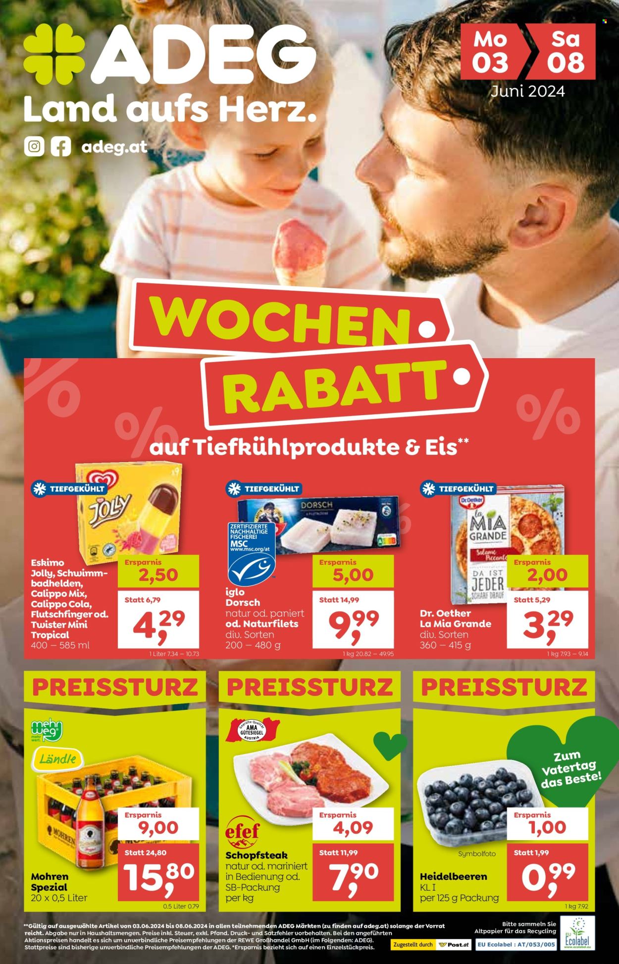Angebote ADEG - 3.6.2024 - 8.6.2024. Seite 1