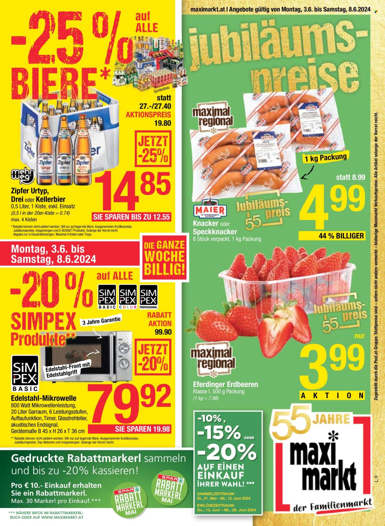 Angebote Maximarkt - 3.6.2024 - 8.6.2024. Seite 1