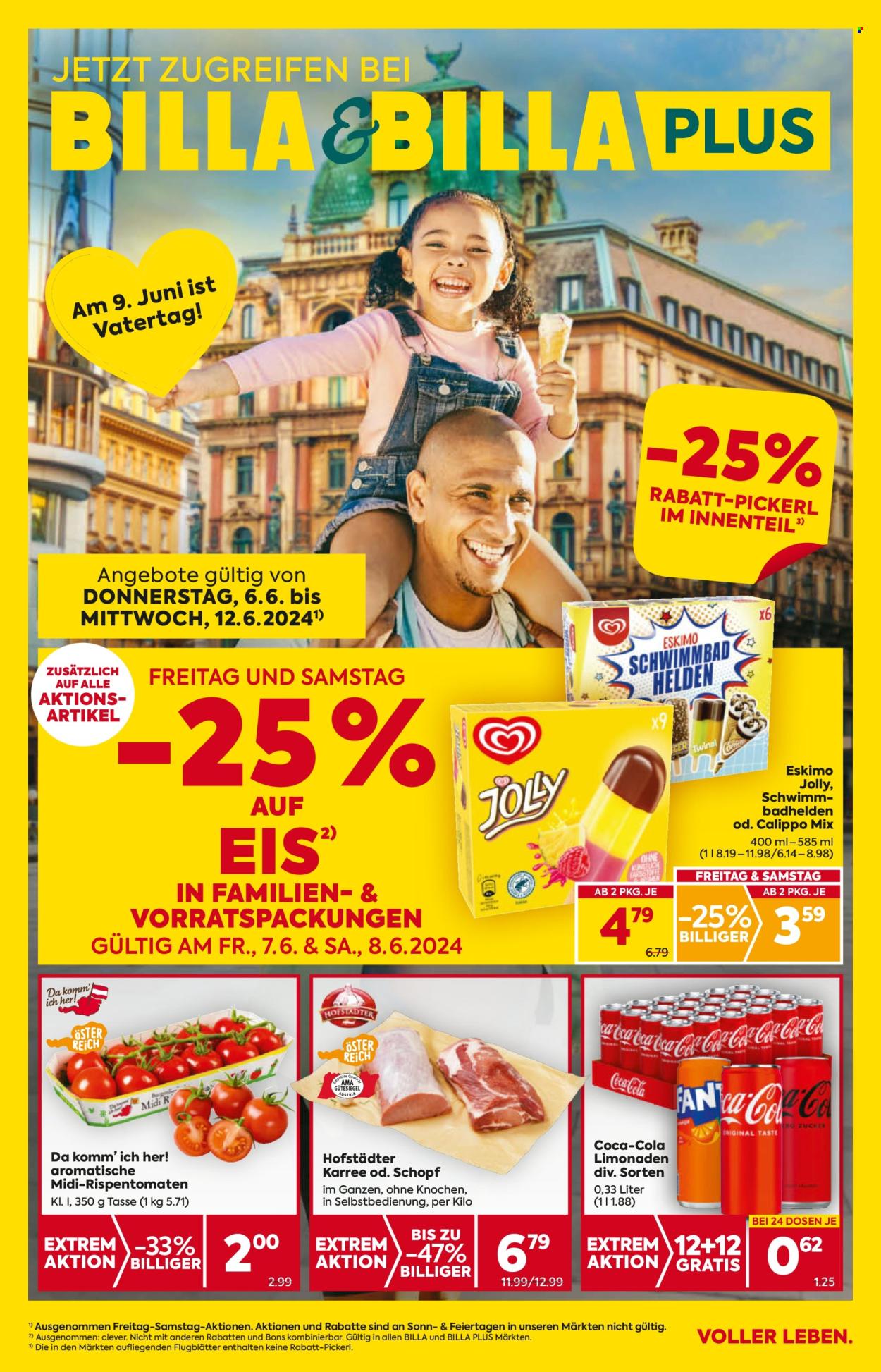 Angebote Billa - 6.6.2024 - 12.6.2024. Seite 1