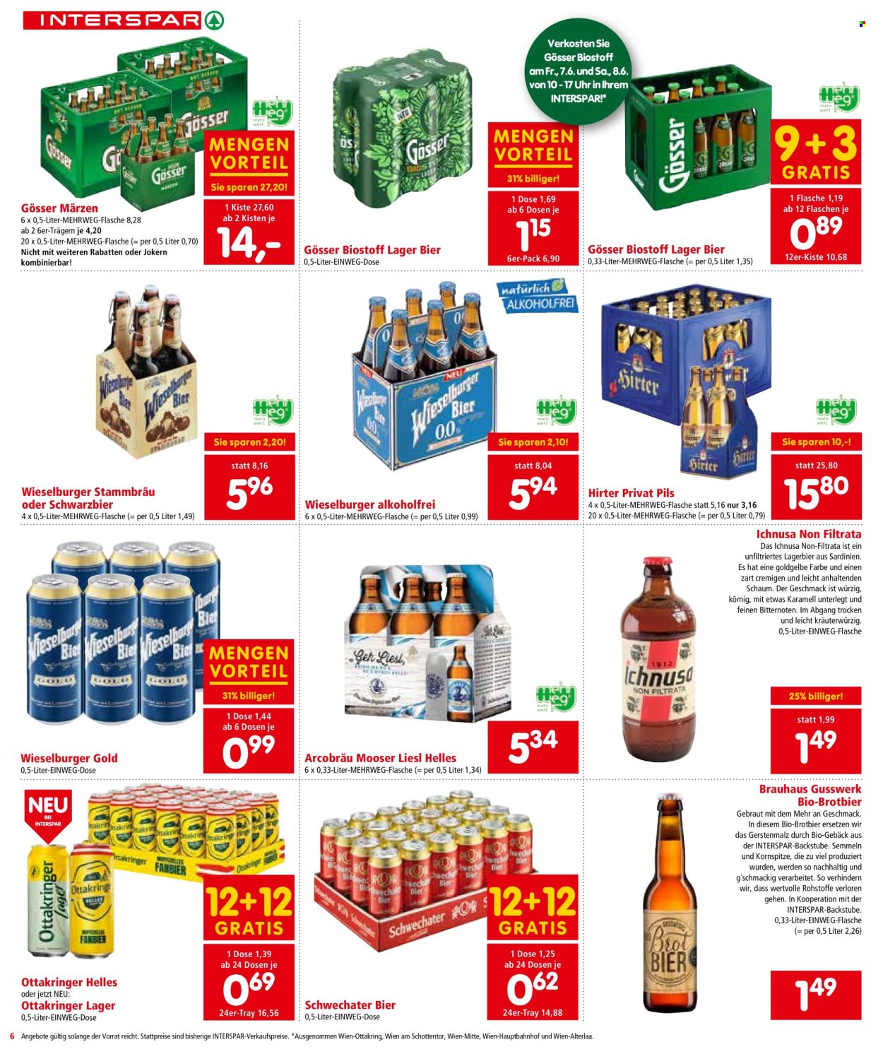 Angebote INTERSPAR - 6.6.2024 - 12.6.2024. Seite 6