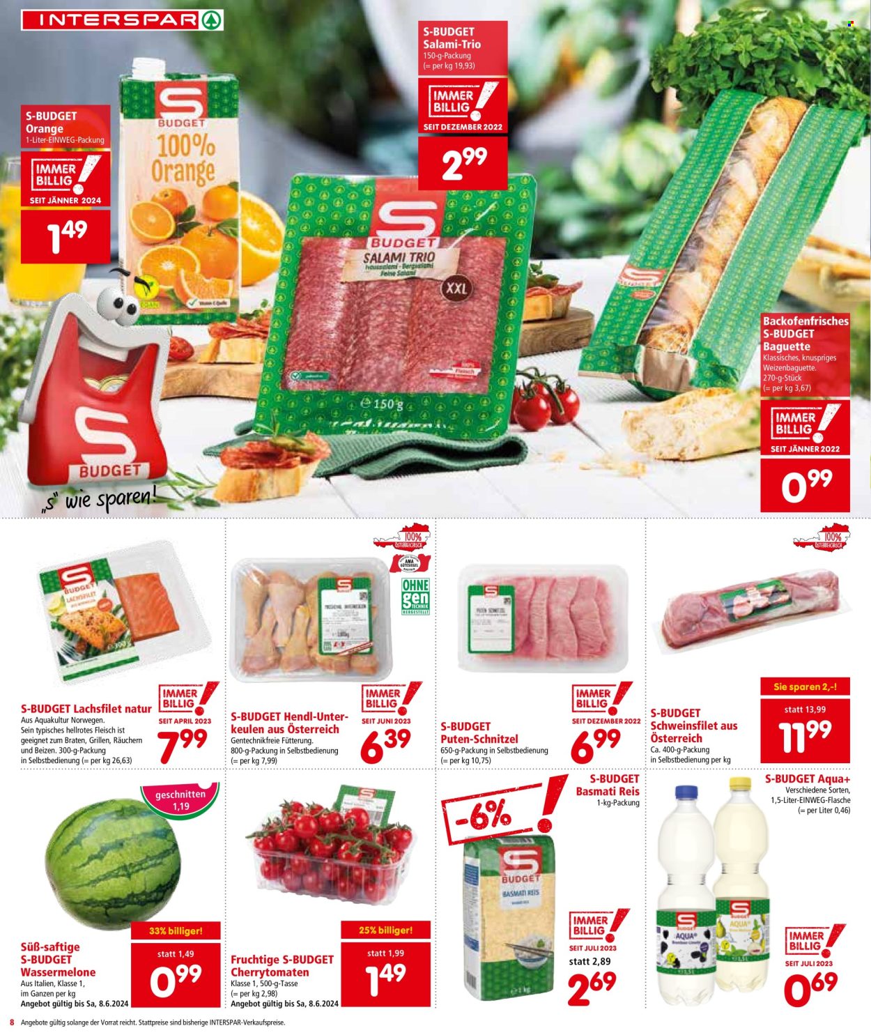 Angebote INTERSPAR - 6.6.2024 - 12.6.2024. Seite 8