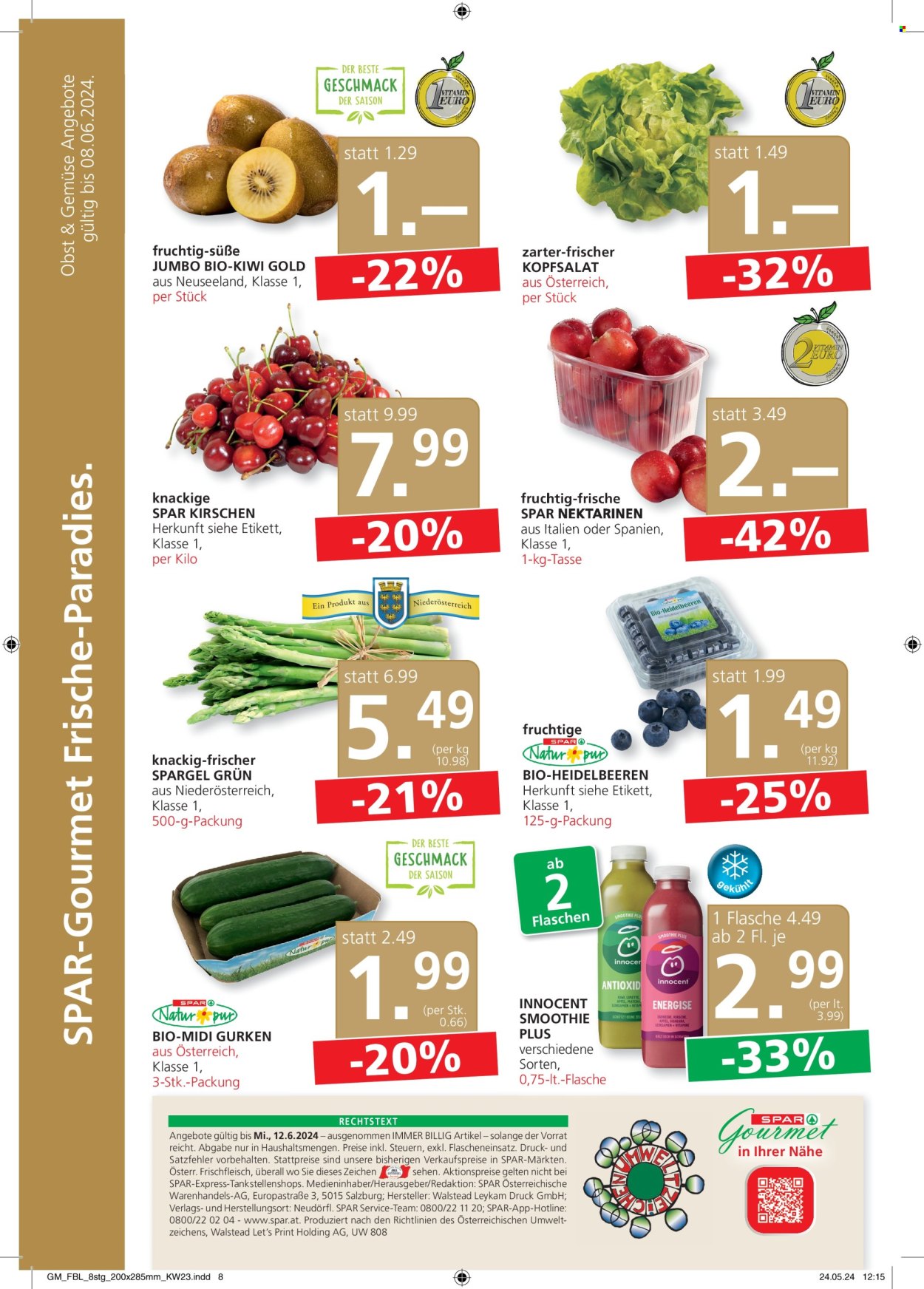 Angebote SPAR - 6.6.2024 - 12.6.2024. Seite 8