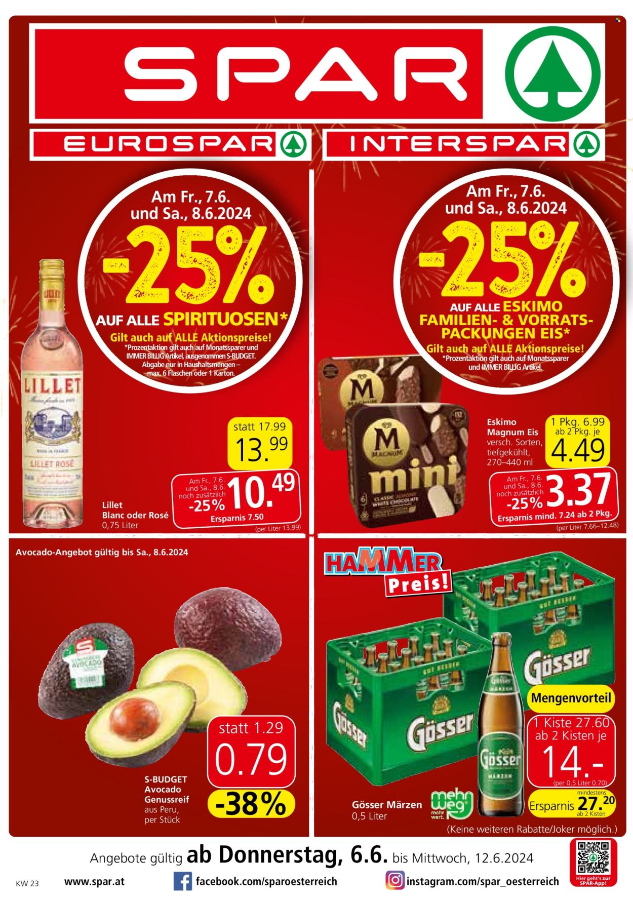 Angebote SPAR - 6.6.2024 - 12.6.2024. Seite 1