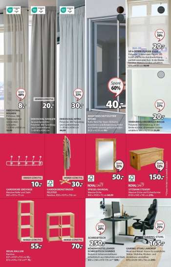 thumbnail - Garderobe GREVINGE 5+5 Haken weiß