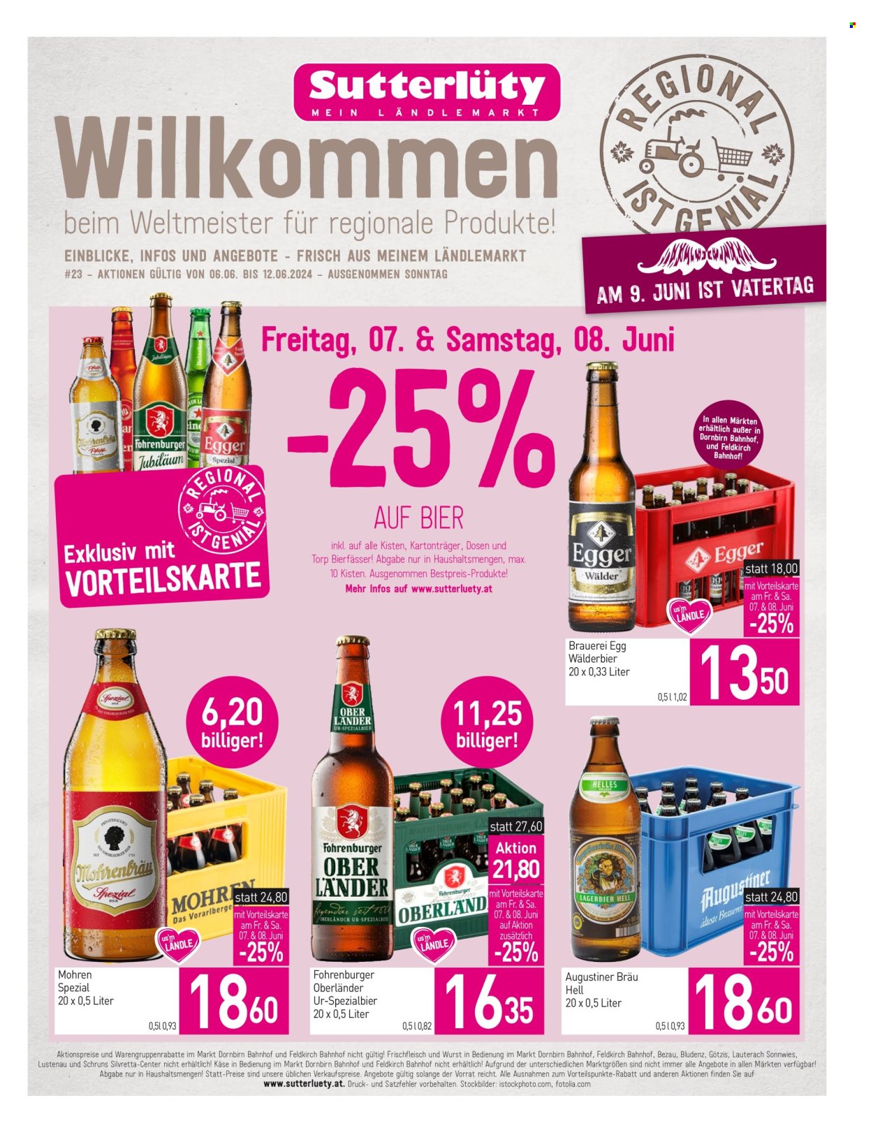 Angebote Sutterlüty - 6.6.2024 - 12.6.2024. Seite 1
