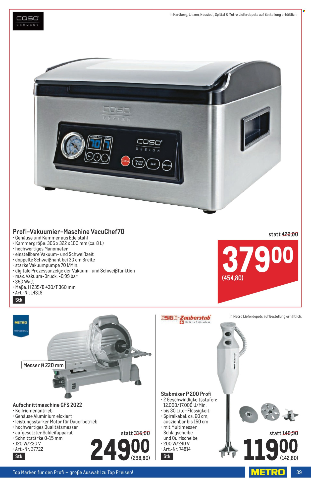 Angebote Metro - 13.6.2024 - 26.6.2024. Seite 39