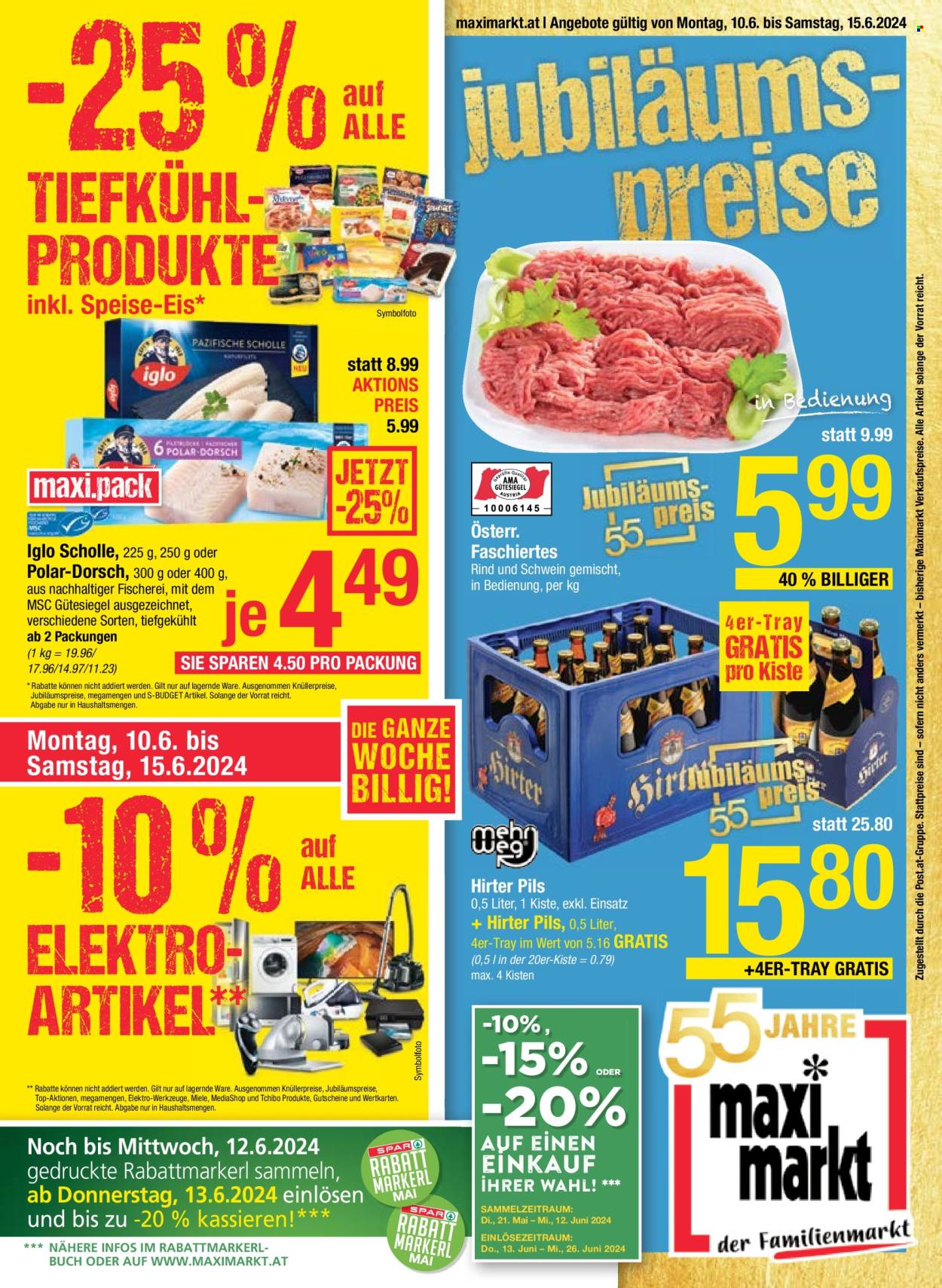 Angebote Maximarkt - 10.6.2024 - 15.6.2024. Seite 1