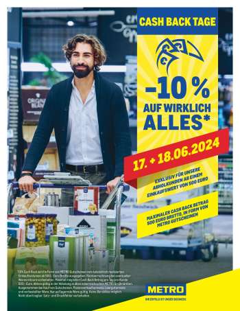 Angebote Metro - 17.6.2024 - 18.6.2024.