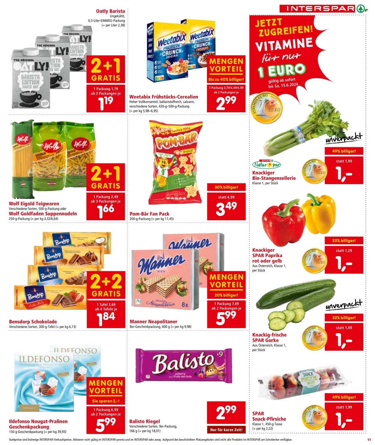 Angebote INTERSPAR - 13.6.2024 - 26.6.2024. Seite 11