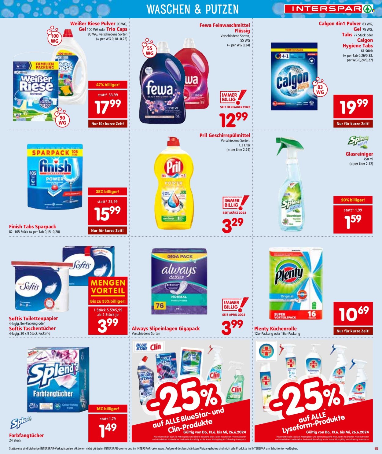 Angebote INTERSPAR - 13.6.2024 - 26.6.2024. Seite 15