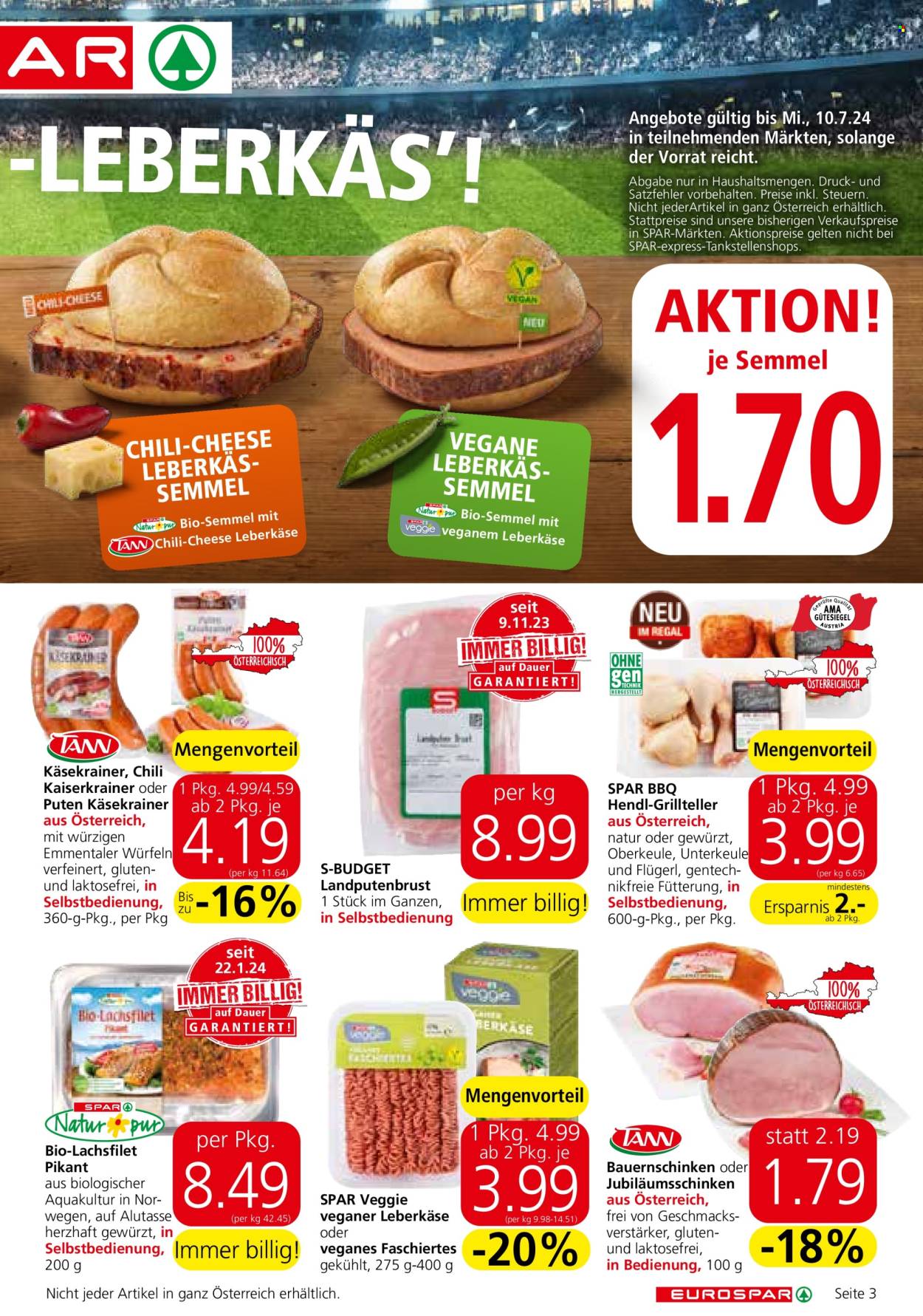 Angebote EUROSPAR - 13.6.2024 - 26.6.2024. Seite 3