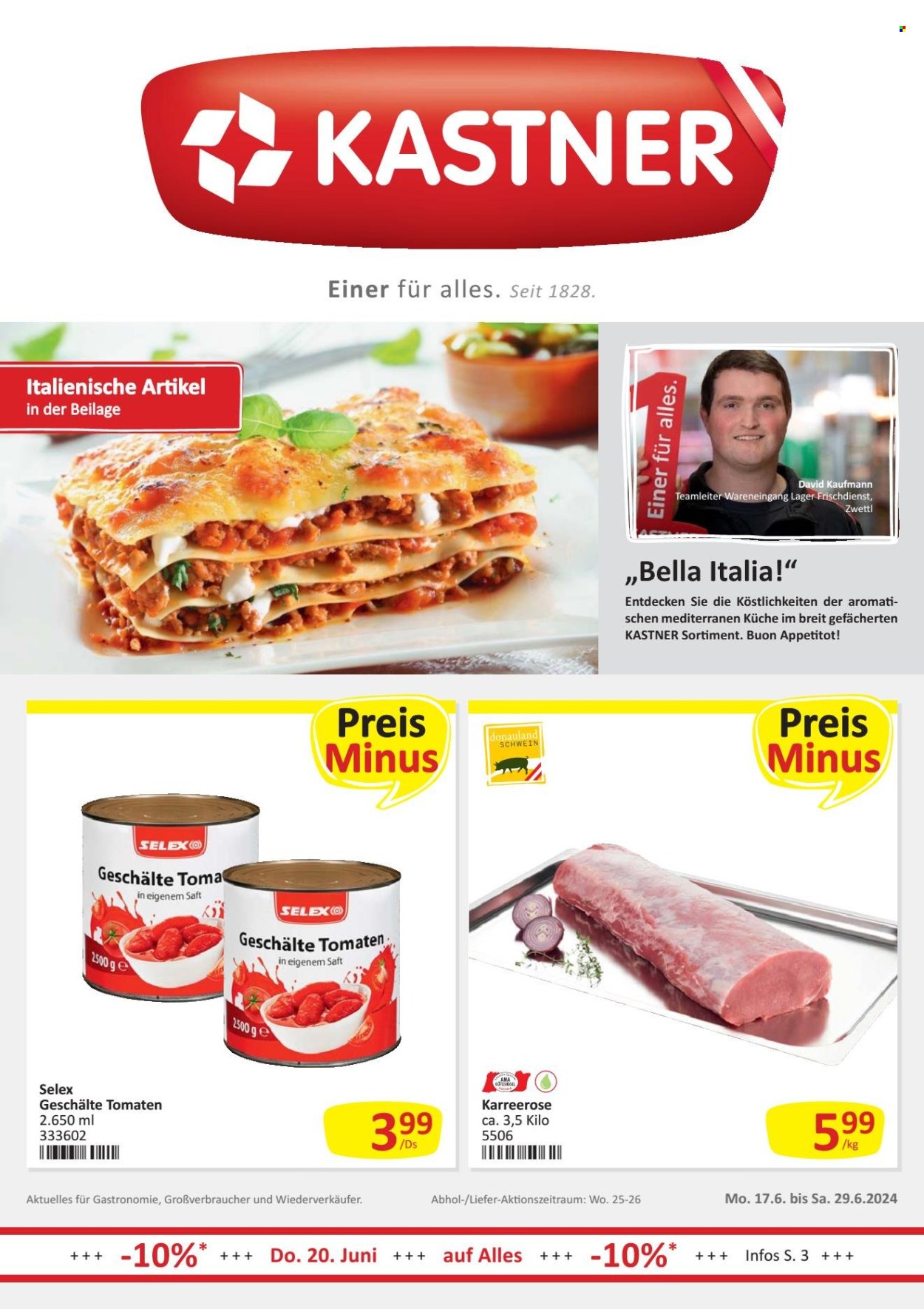 Angebote KASTNER - 17.6.2024 - 29.6.2024. Seite 1