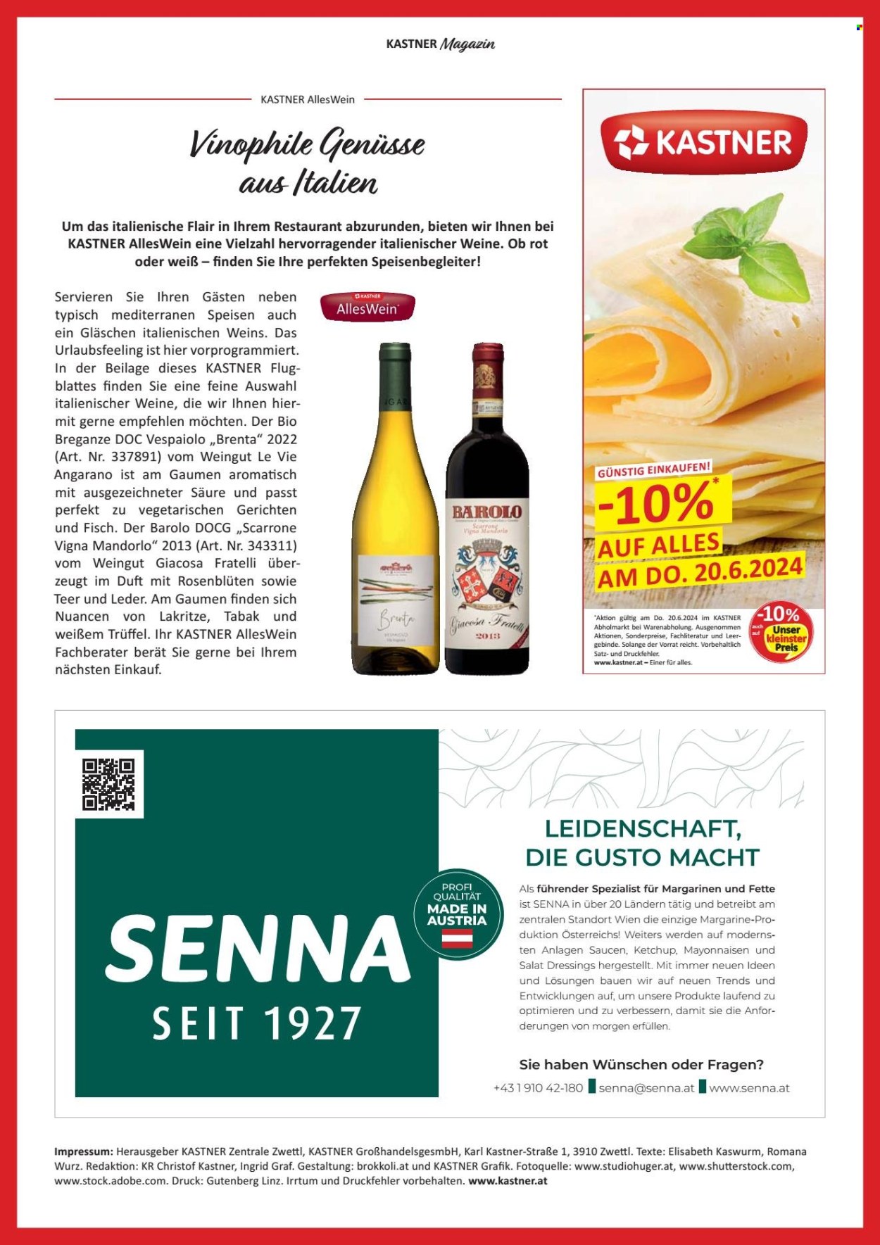 Angebote KASTNER - 17.6.2024 - 29.6.2024. Seite 20