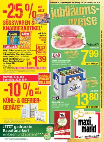 Angebote Maximarkt - 17.6.2024 - 26.6.2024.