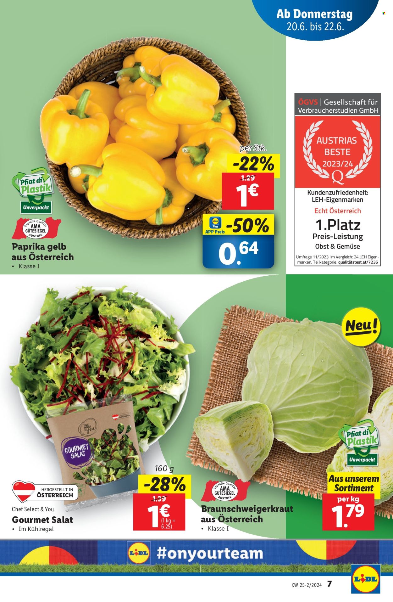 Angebote Lidl - 20.6.2024 - 26.6.2024. Seite 7