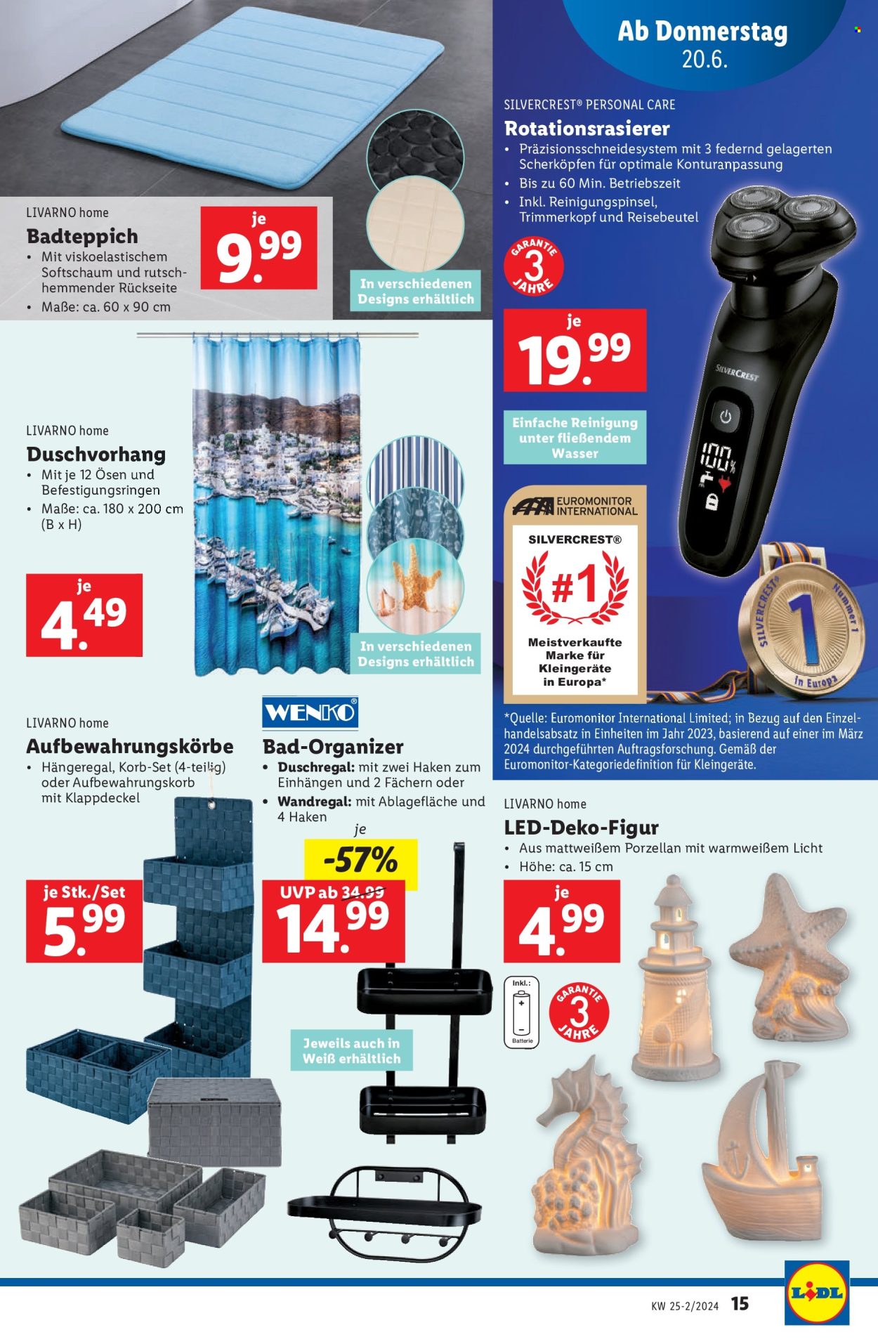 Angebote Lidl - 20.6.2024 - 26.6.2024. Seite 15