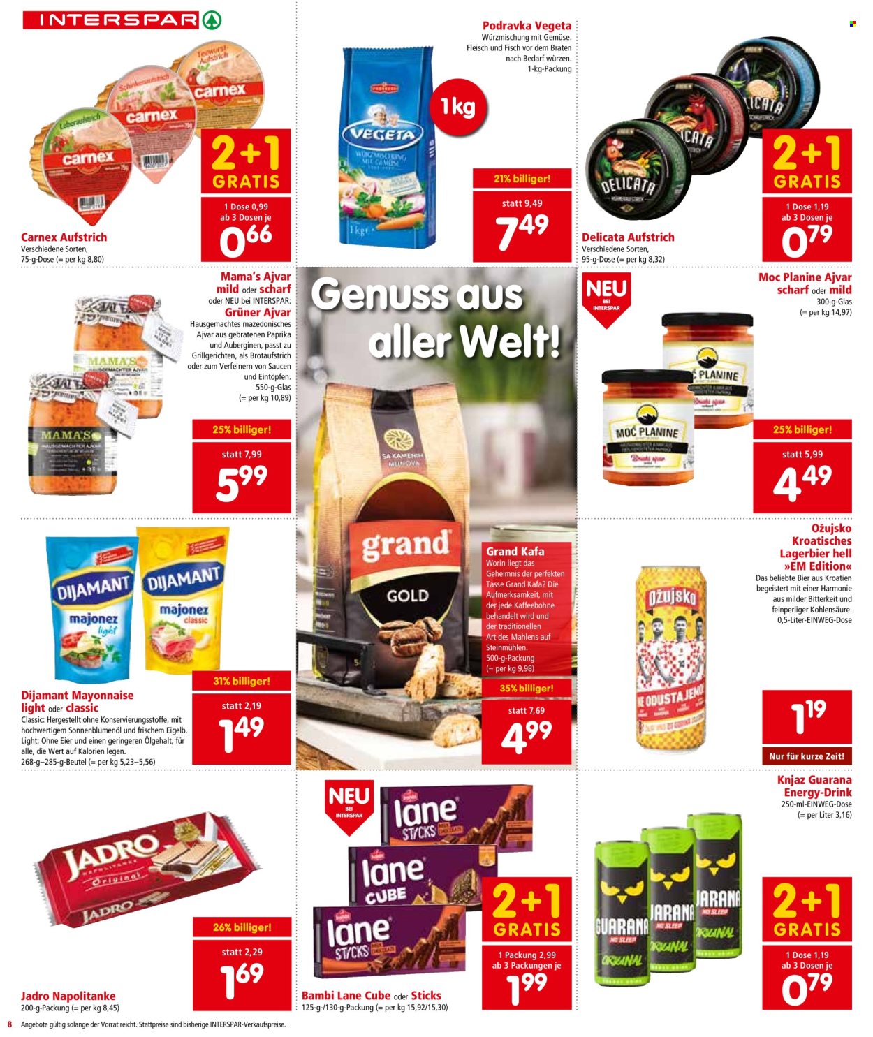 Angebote INTERSPAR - 20.6.2024 - 26.6.2024. Seite 8
