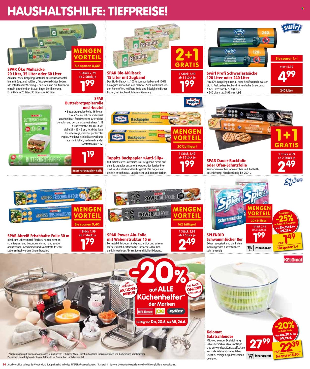 Angebote INTERSPAR - 20.6.2024 - 26.6.2024. Seite 14