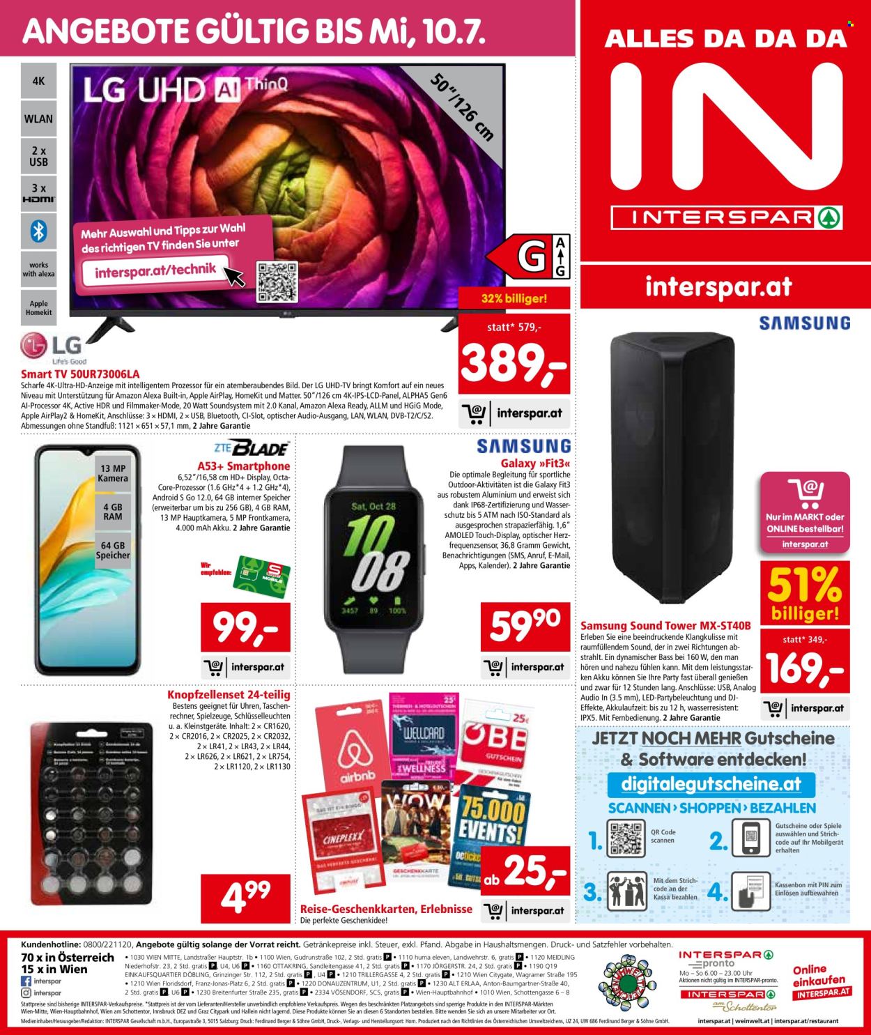 Angebote INTERSPAR - 20.6.2024 - 26.6.2024. Seite 16