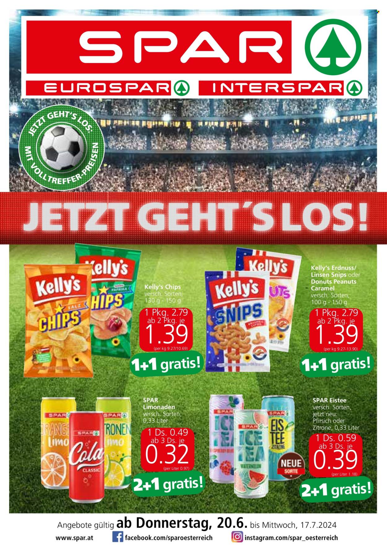 Angebote SPAR - 20.6.2024 - 17.7.2024. Seite 1