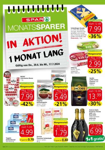 Angebote SPAR - 20.6.2024 - 17.7.2024.