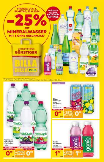 thumbnail - BILLA immer gut Soda div. Sorten