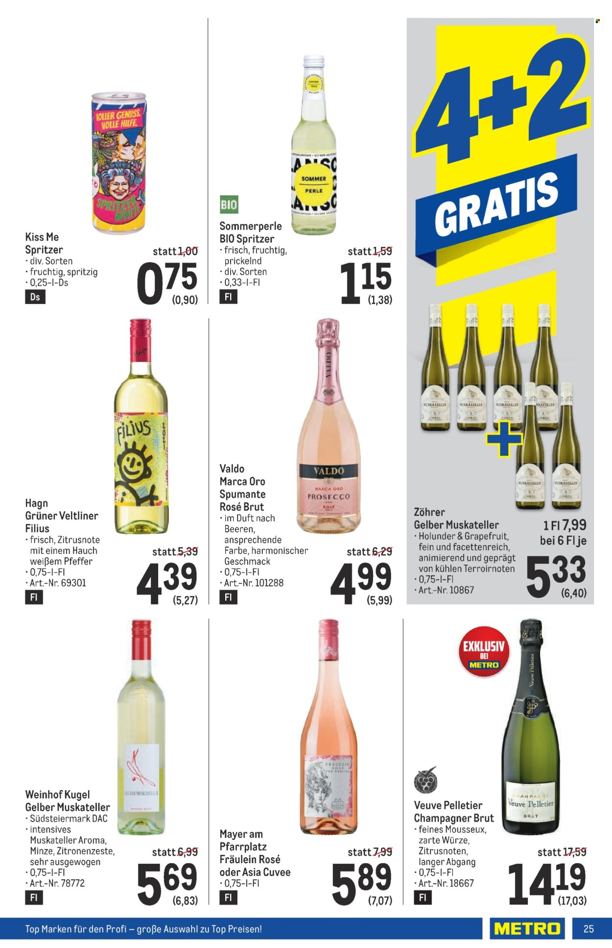 Angebote Metro - 27.6.2024 - 10.7.2024. Seite 25