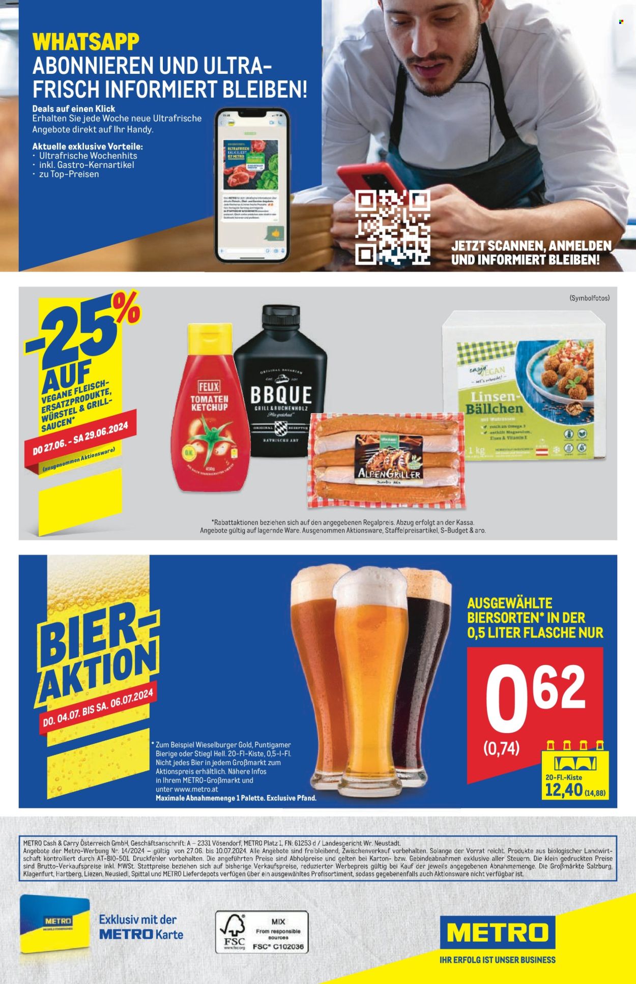 Angebote Metro - 27.6.2024 - 10.7.2024. Seite 32