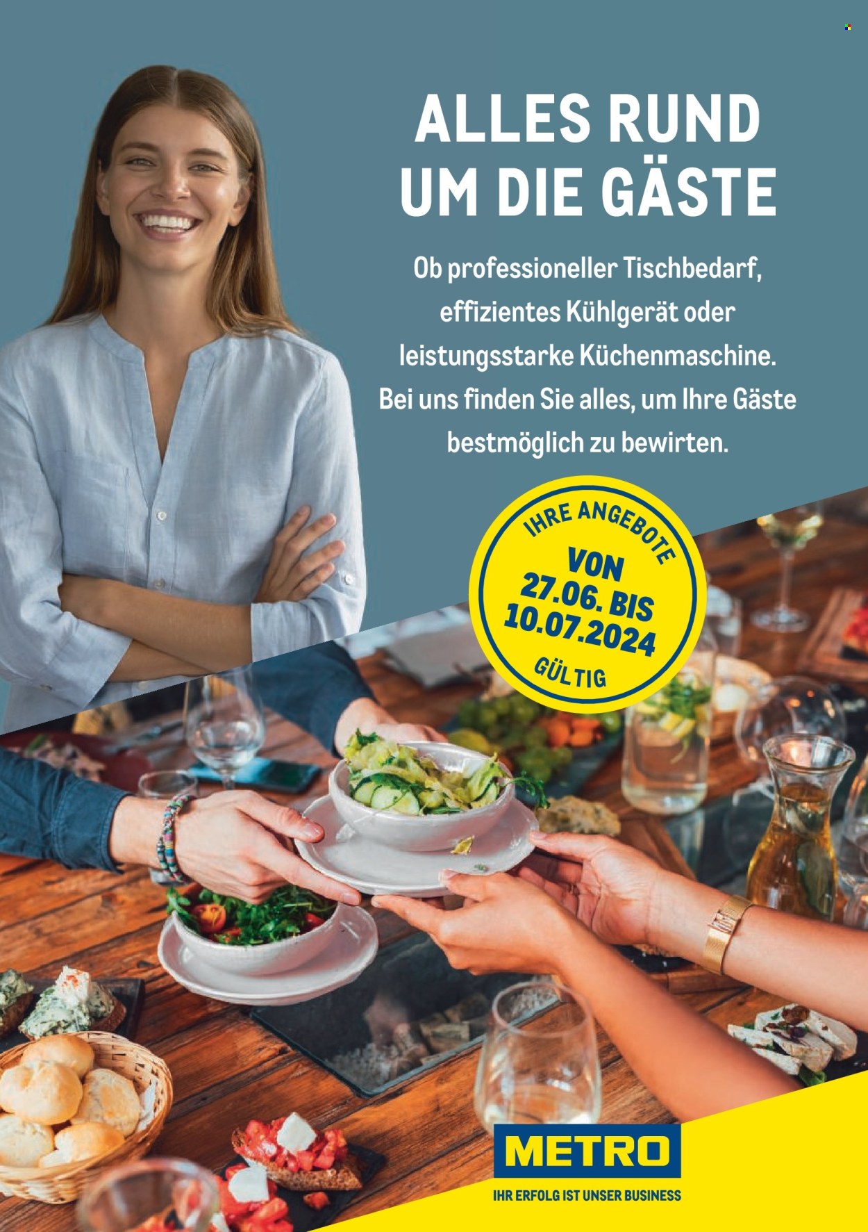 Angebote Metro - 27.6.2024 - 10.7.2024. Seite 1