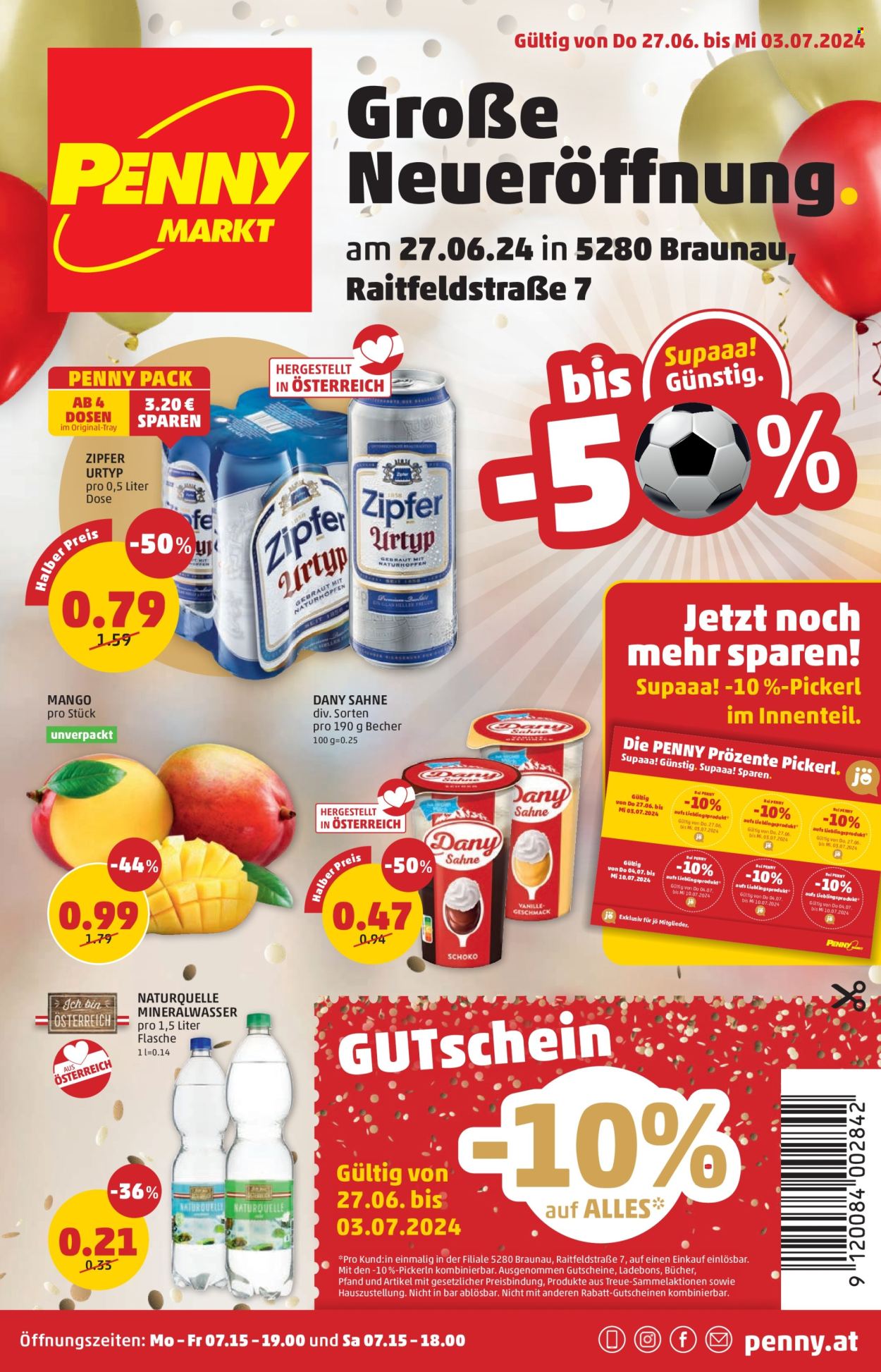 Angebote Penny - 27.6.2024 - 3.7.2024. Seite 1