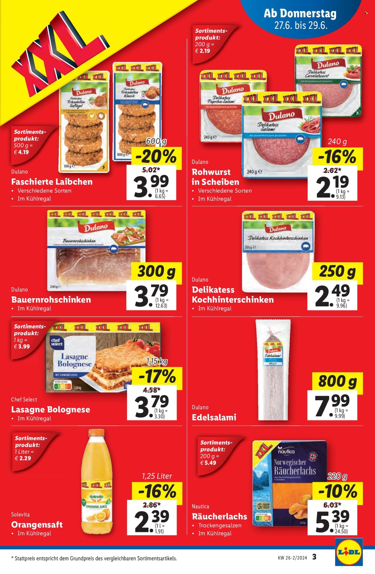 Angebote Lidl - 27.6.2024 - 3.7.2024. Seite 3