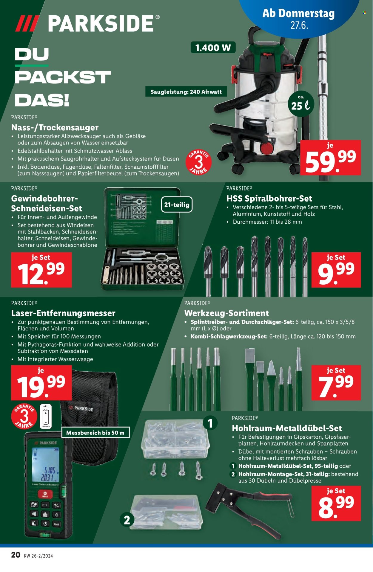 Angebote Lidl - 27.6.2024 - 3.7.2024. Seite 20