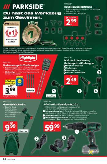 thumbnail - PARKSIDE® Gartenschlauch-Set
