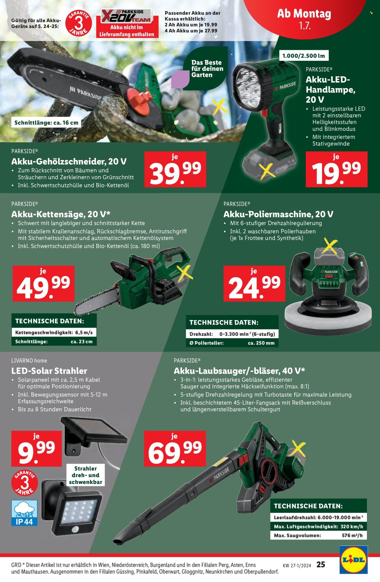Angebote Lidl - 27.6.2024 - 3.7.2024. Seite 27