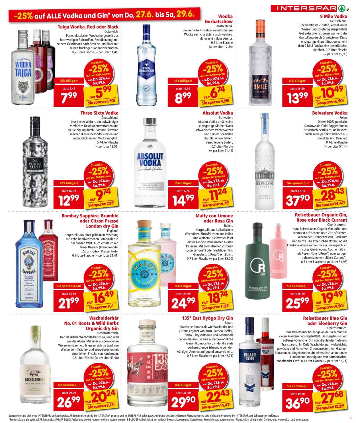 Angebote INTERSPAR - 27.6.2024 - 10.7.2024. Seite 3