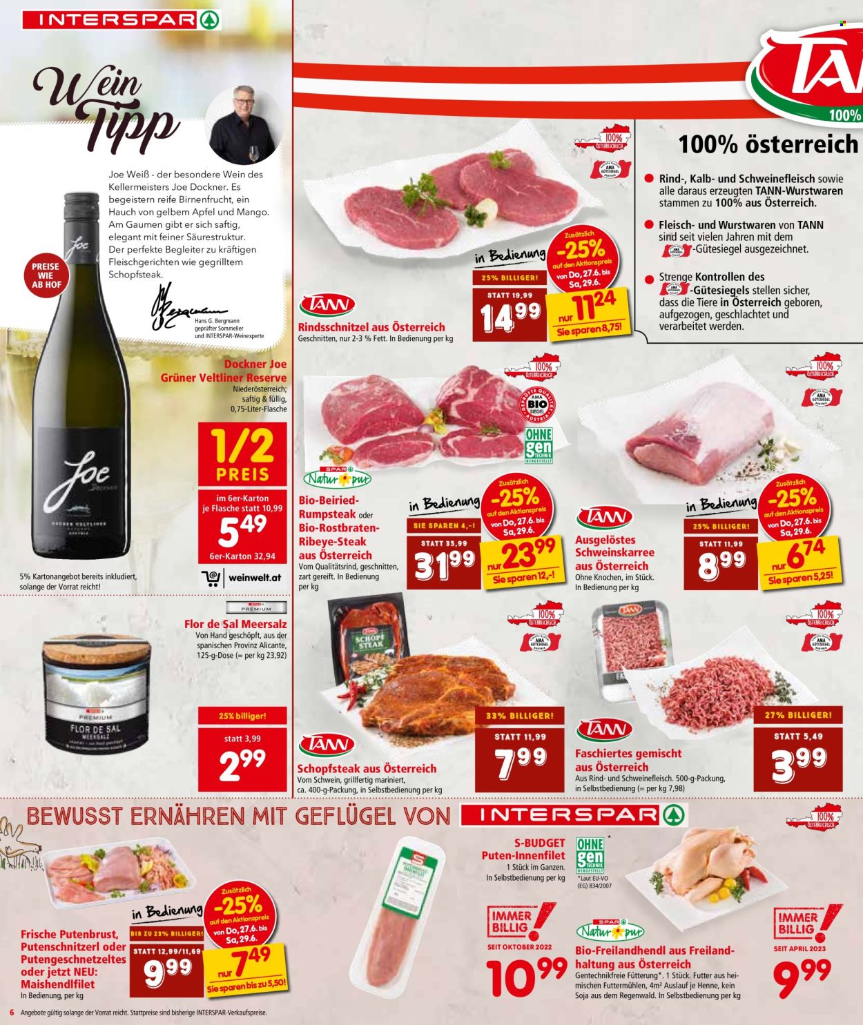 Angebote INTERSPAR - 27.6.2024 - 10.7.2024. Seite 6
