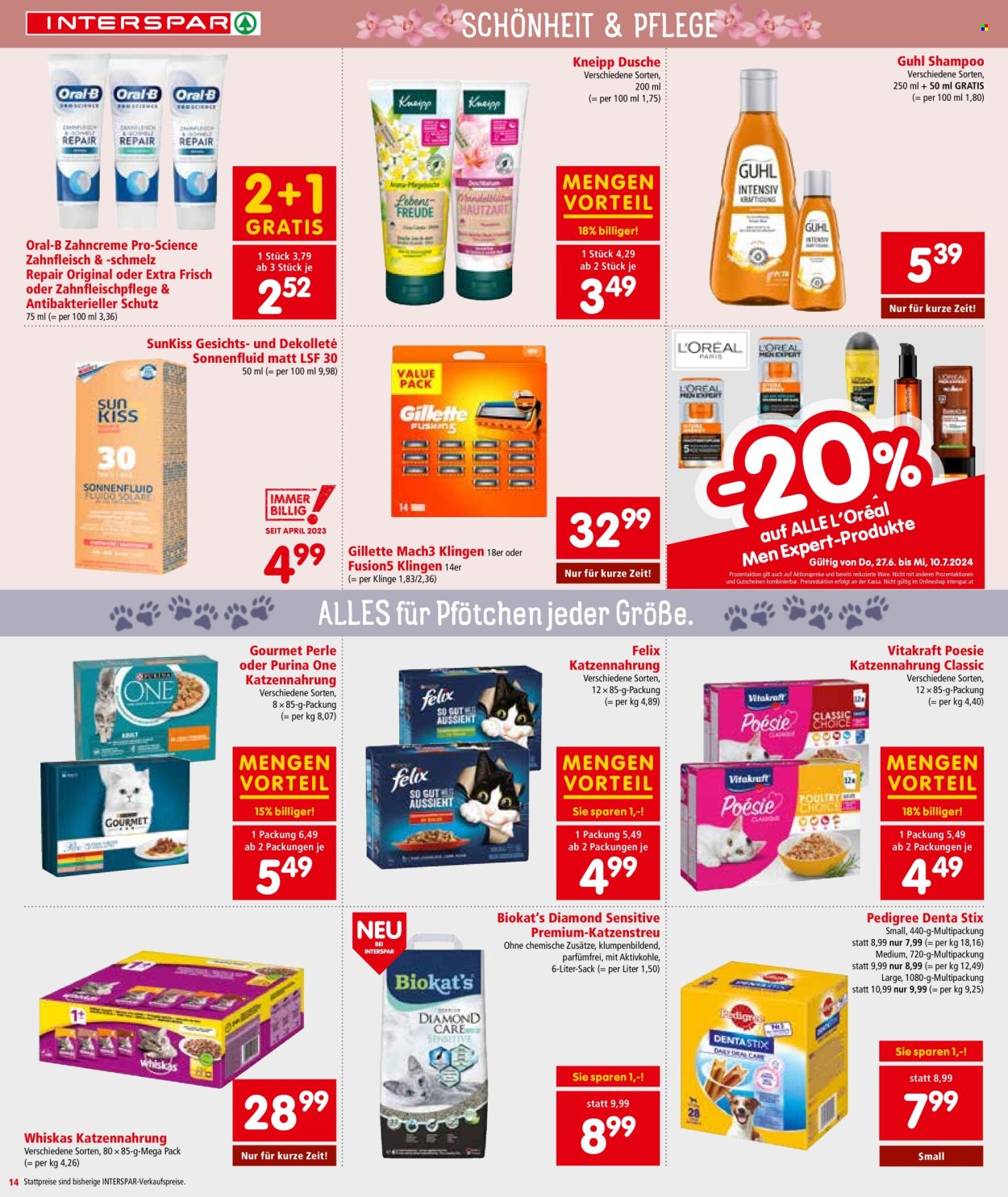 Angebote INTERSPAR - 27.6.2024 - 10.7.2024. Seite 14