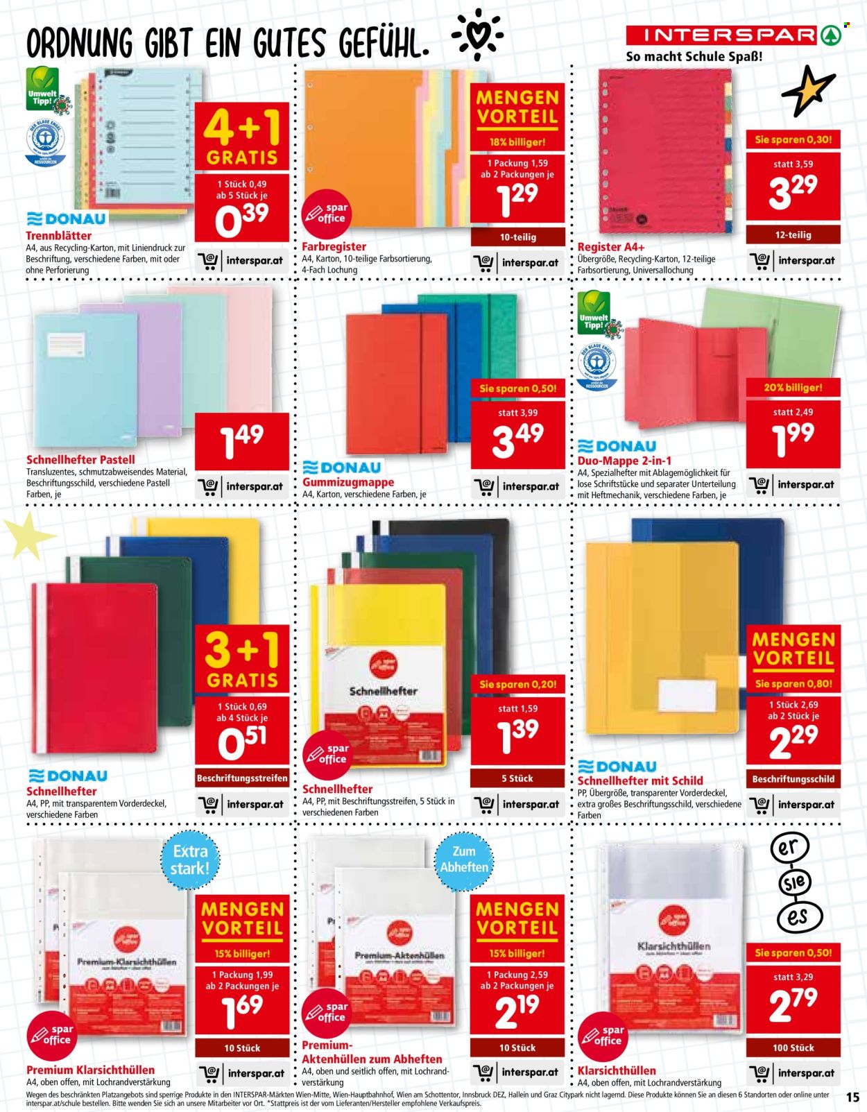 Angebote INTERSPAR - 27.6.2024 - 18.9.2024. Seite 15