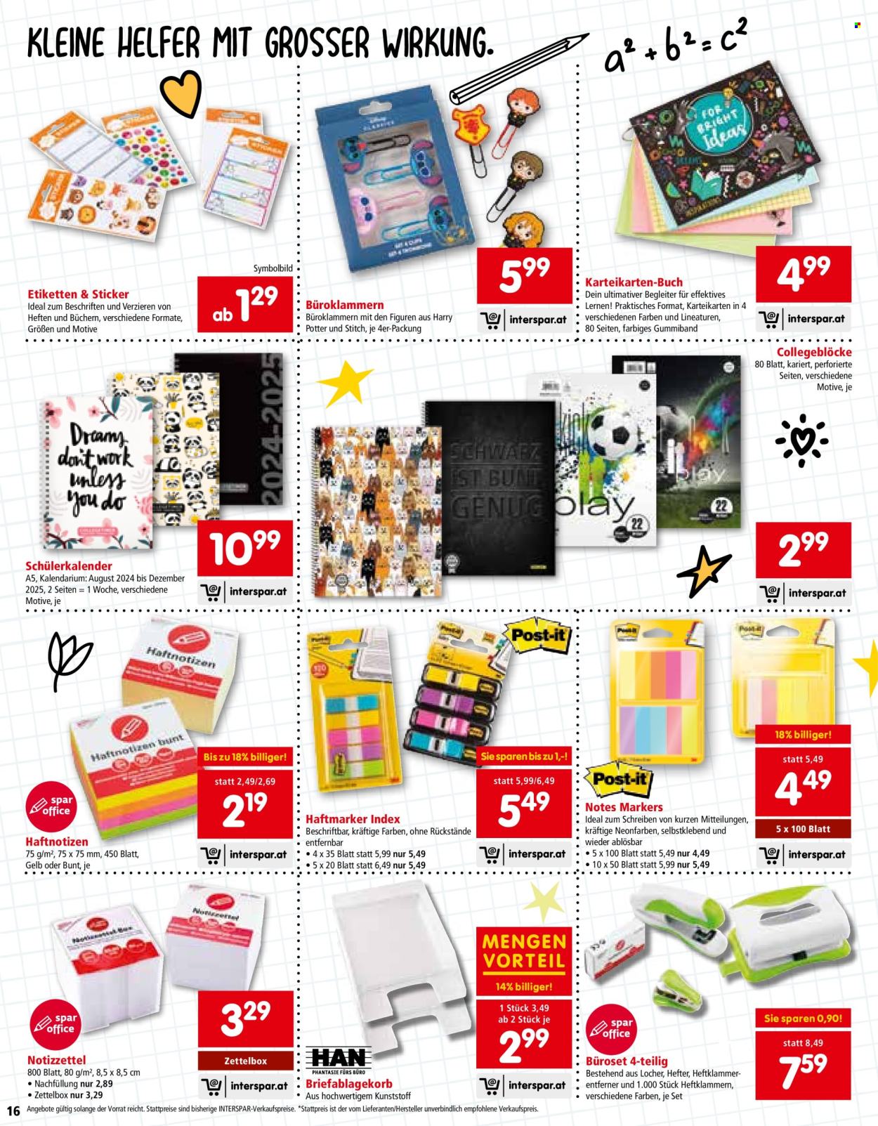 Angebote INTERSPAR - 27.6.2024 - 18.9.2024. Seite 16
