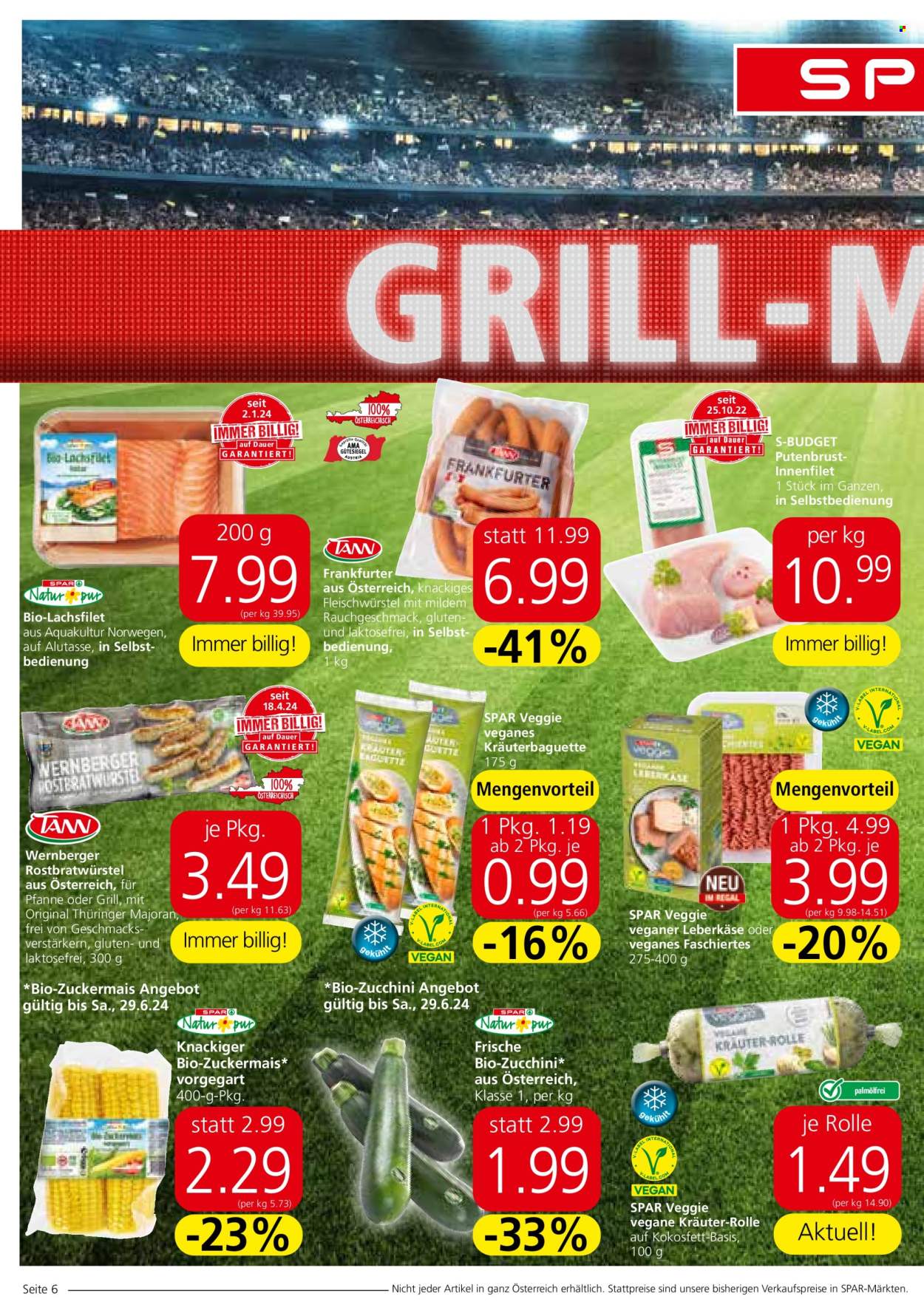 Angebote SPAR - 27.6.2024 - 10.7.2024. Seite 6