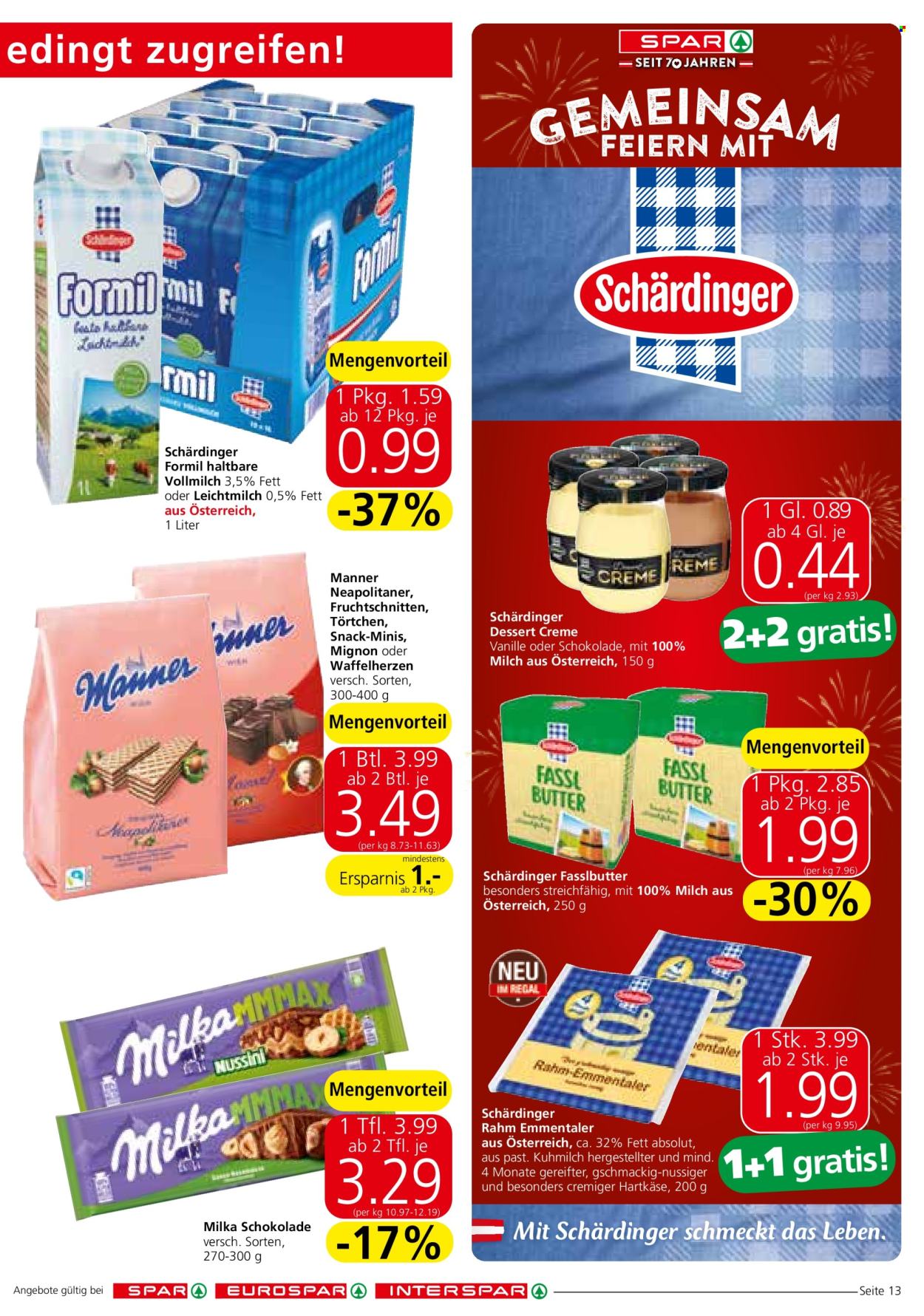 Angebote SPAR - 27.6.2024 - 10.7.2024. Seite 13