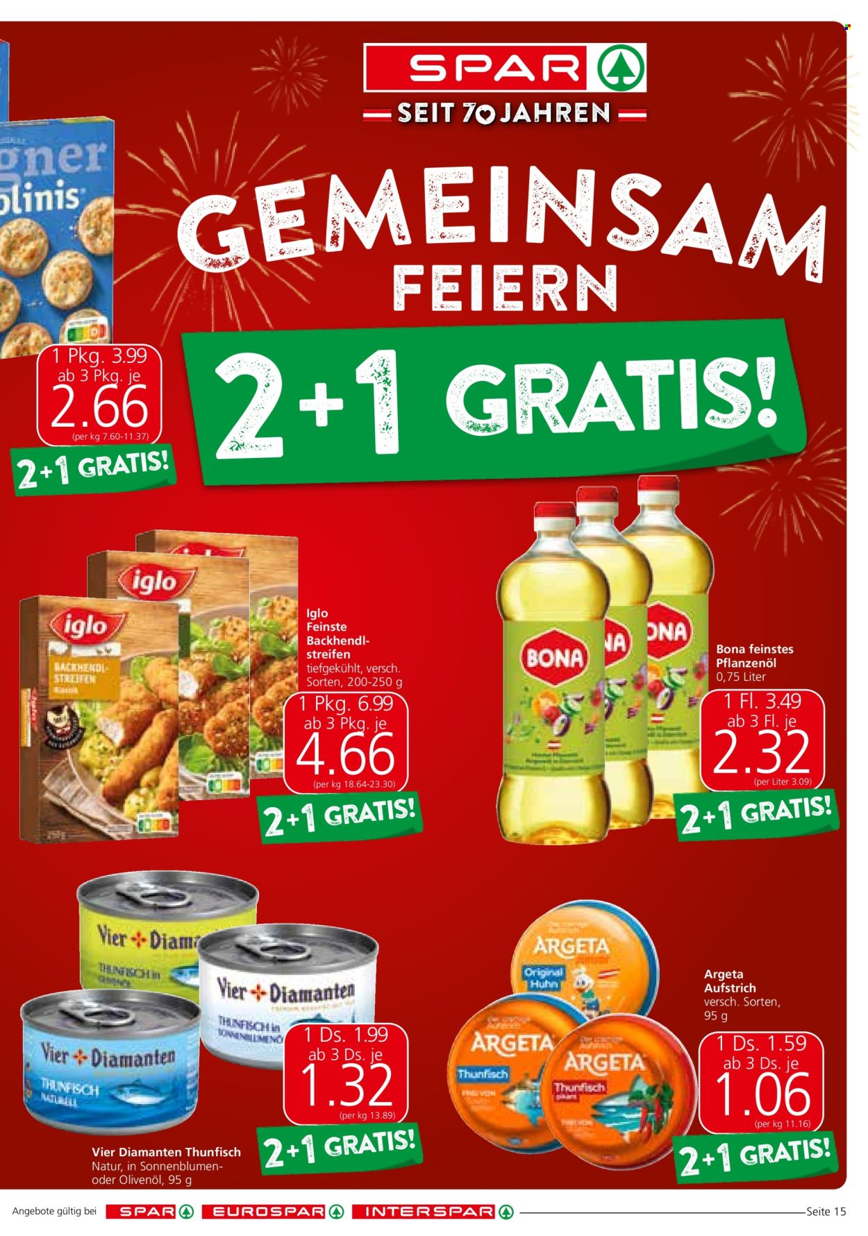 Angebote SPAR - 27.6.2024 - 10.7.2024. Seite 15